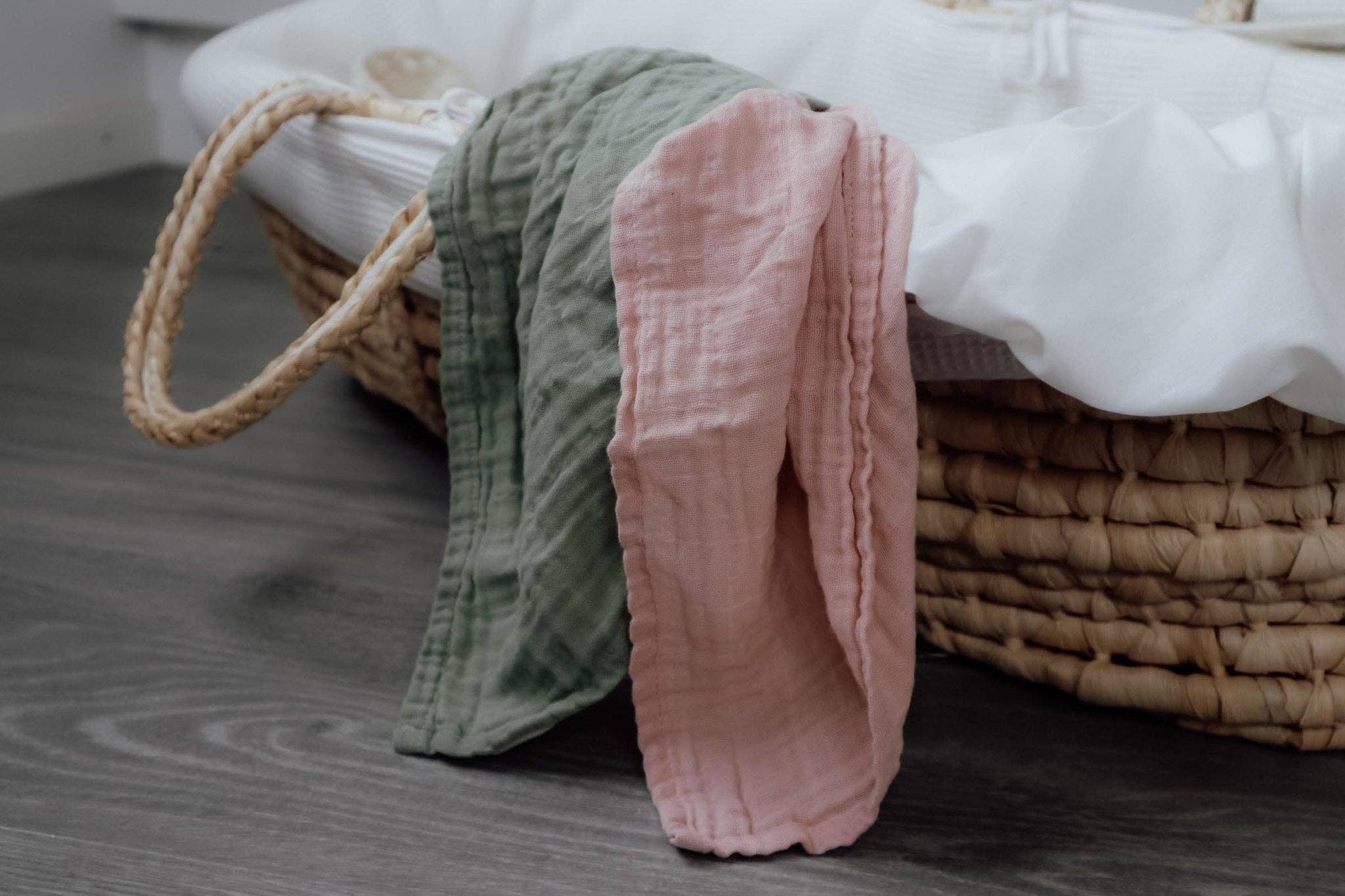 Natruba Tygblöjor i Ekologisk Muslin - 2 st - Pulver - Tygblöjor - MamaMilla