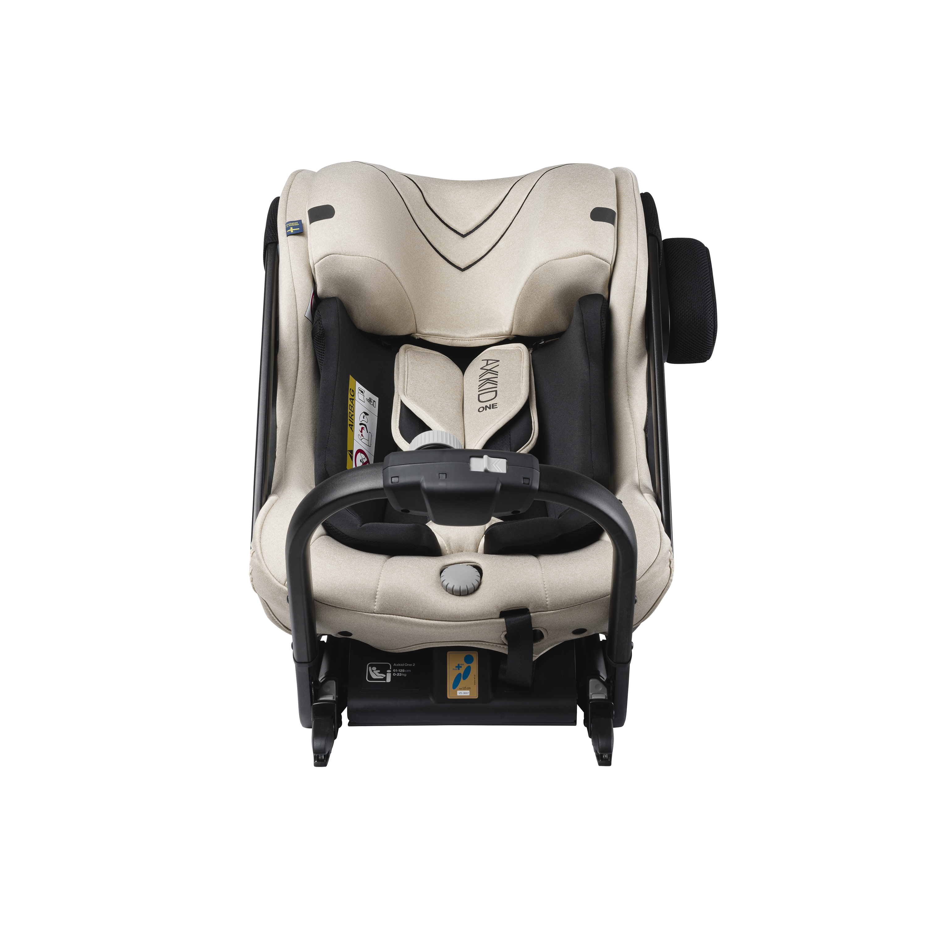 Axkid ONE 2 - Brick Melange - iSize 61-125 cm - 61-125 cm (3 månader till 7 år) - MamaMilla