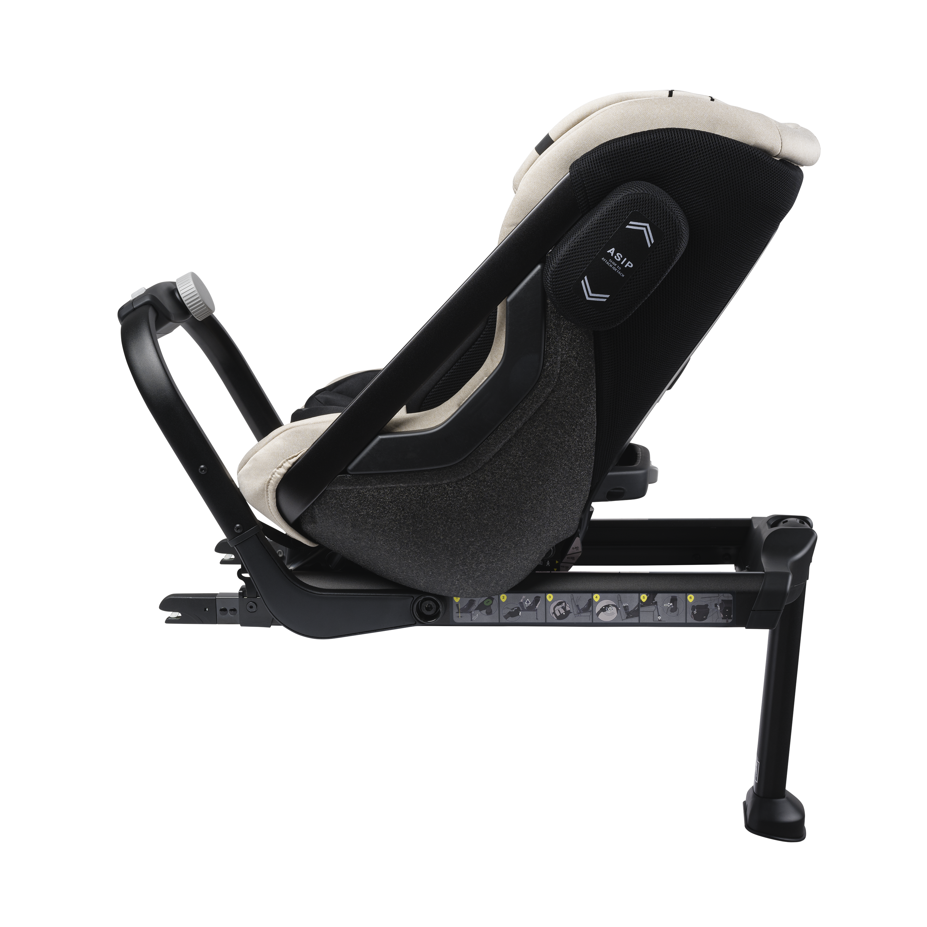 Axkid ONE 2 - Brick Melange - iSize 61-125 cm - 61-125 cm (3 månader till 7 år) - MamaMilla