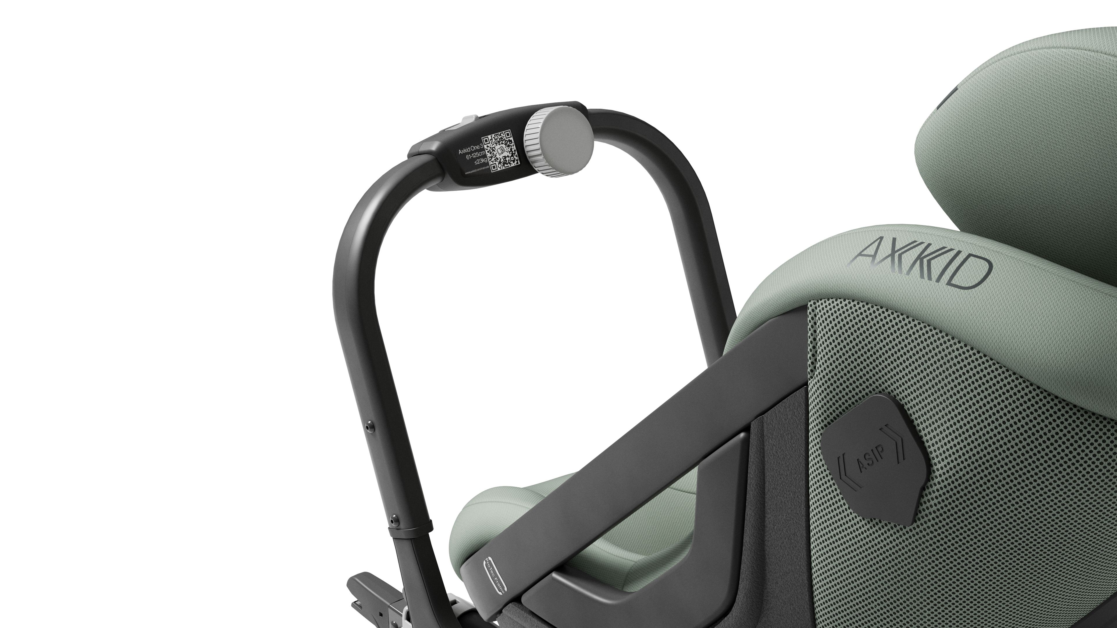 Axkid ONE+ 3 - Nordic Bloom Green - iSize 40-125 cm - 40-125 cm (Nyfödd till 7 år) - MamaMilla