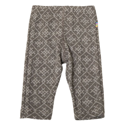 Joha leggings i ull - Geo Beige - Leggings - MamaMilla