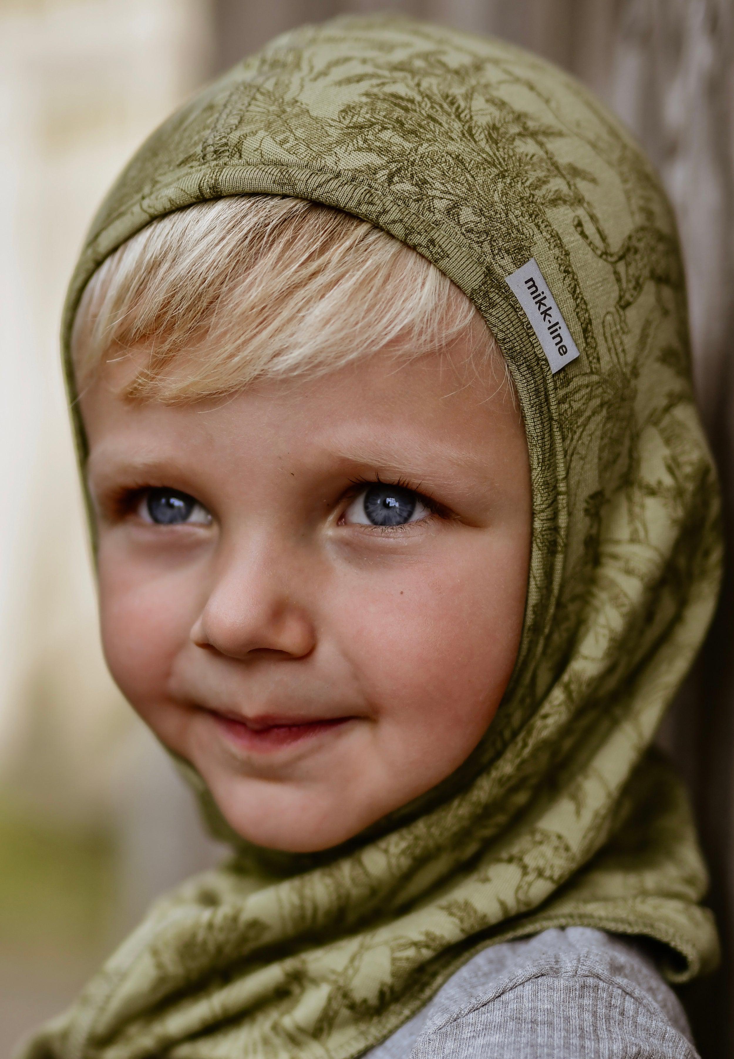 Mikk-line full face transitional hatt - Olivgrå - Hatt - MamaMilla