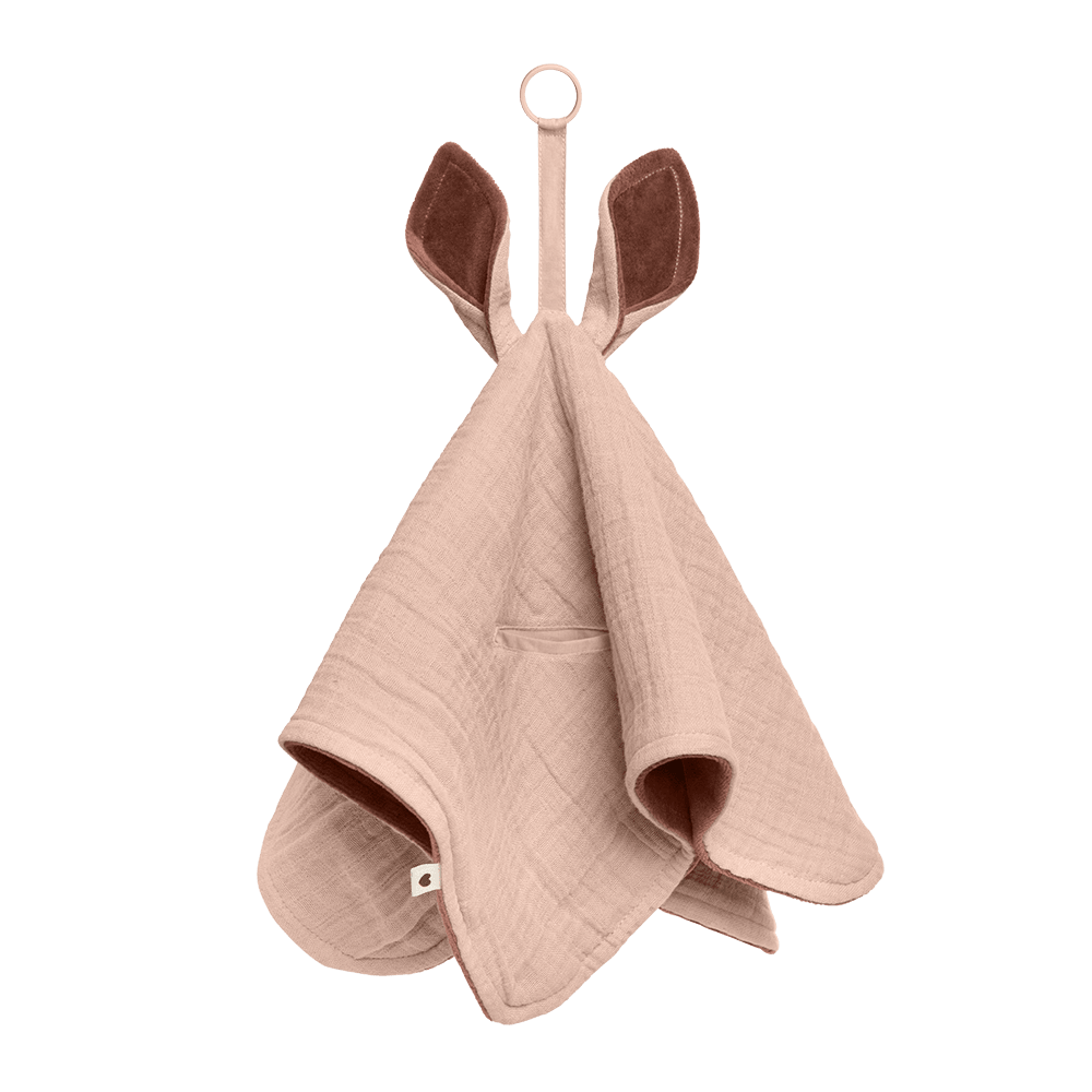 BIBS Kangaroo muslin napp "Blush" (ekologisk bomull) - MamaMilla
