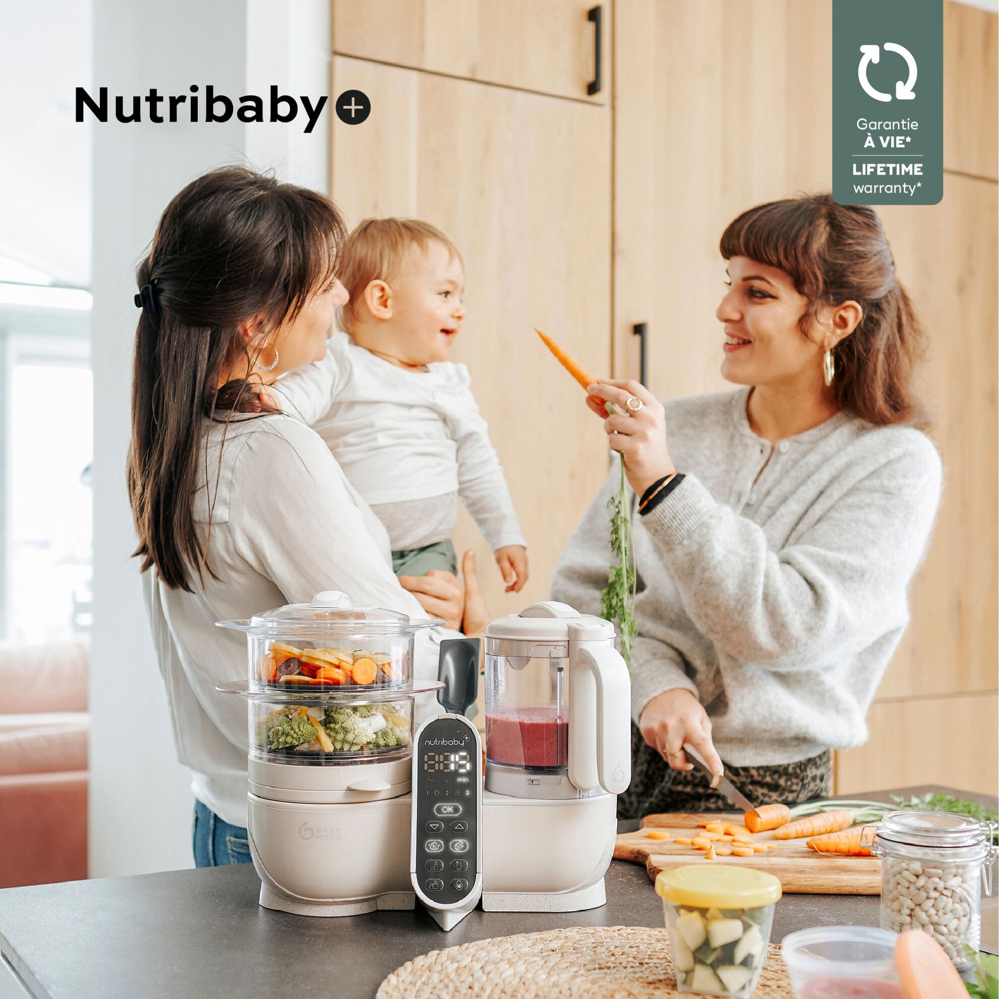 Babymoov Matmaskin - Nutribaby Plus - Mineral Beige - Matmaskin - MamaMilla