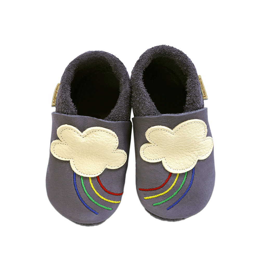 Baobaby Klassisk Babysko - Rainbow S - - MamaMilla