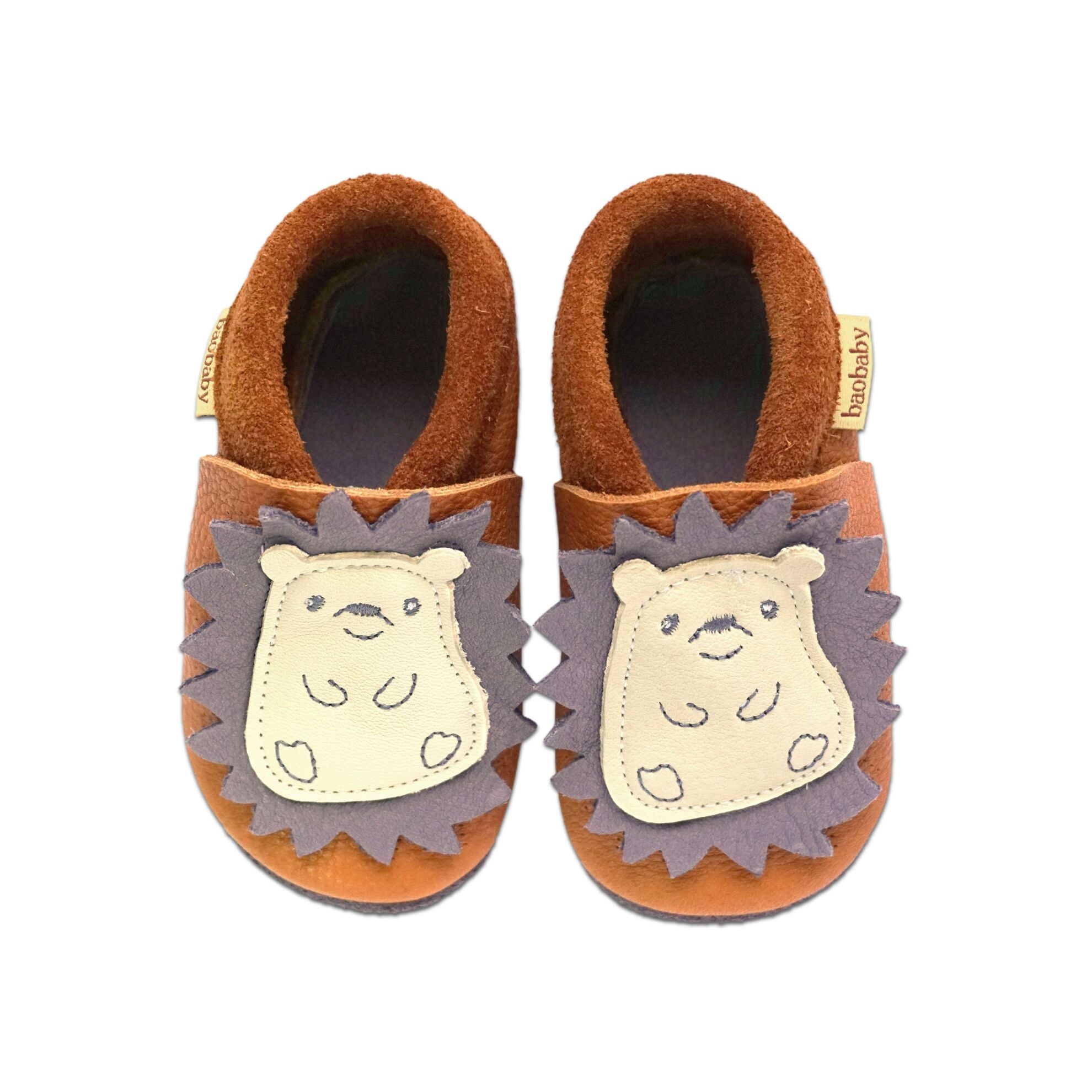 Baobaby Classic Baby Skor - Spikey Curry XXL - - MamaMilla