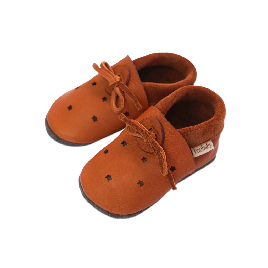 Baobaby Sandaler - Stars Hazelnut M - - MamaMilla