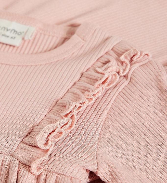 Minymo Ribbklänning - Mahogny Rose - Klänning - MamaMilla