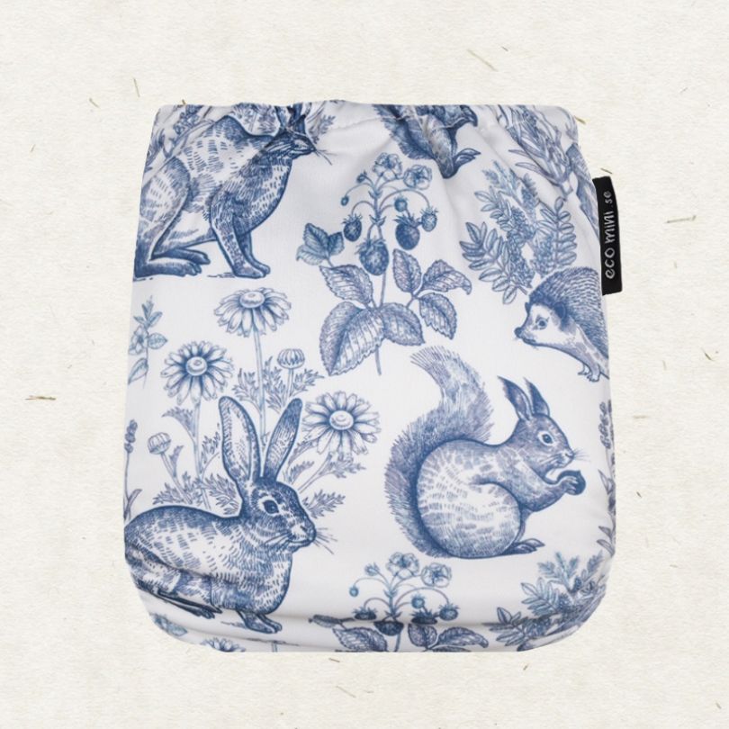 One Size Coolmax fickblöja. Whimsey - - MamaMilla