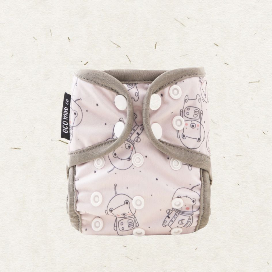 Newborn Diaper Cover. Space Teddy - - MamaMilla