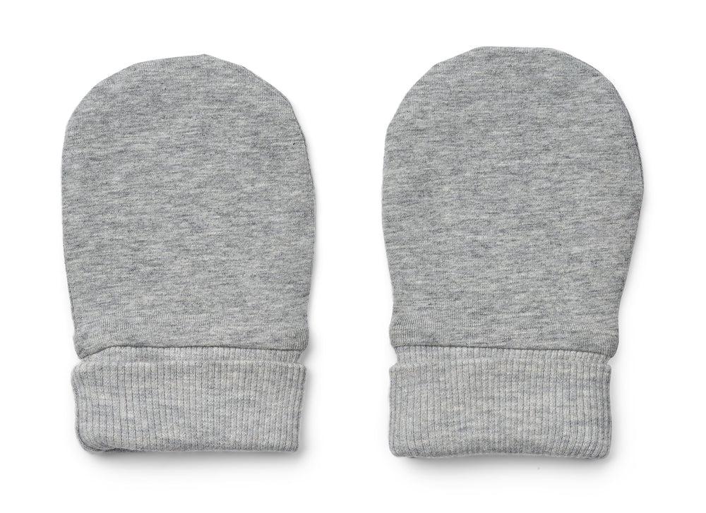 Liewood babyvantar m/tumme - Alta - Light Grey Melange - vantar - MamaMilla