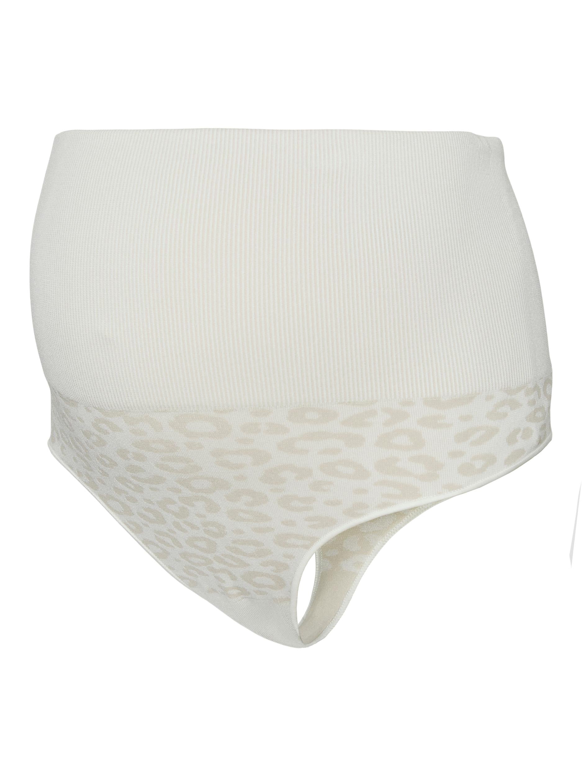 Mamalicious sömlösa graviditetstrosor med g-string 2-pack - Snövit Leo - Underkläder - MamaMilla