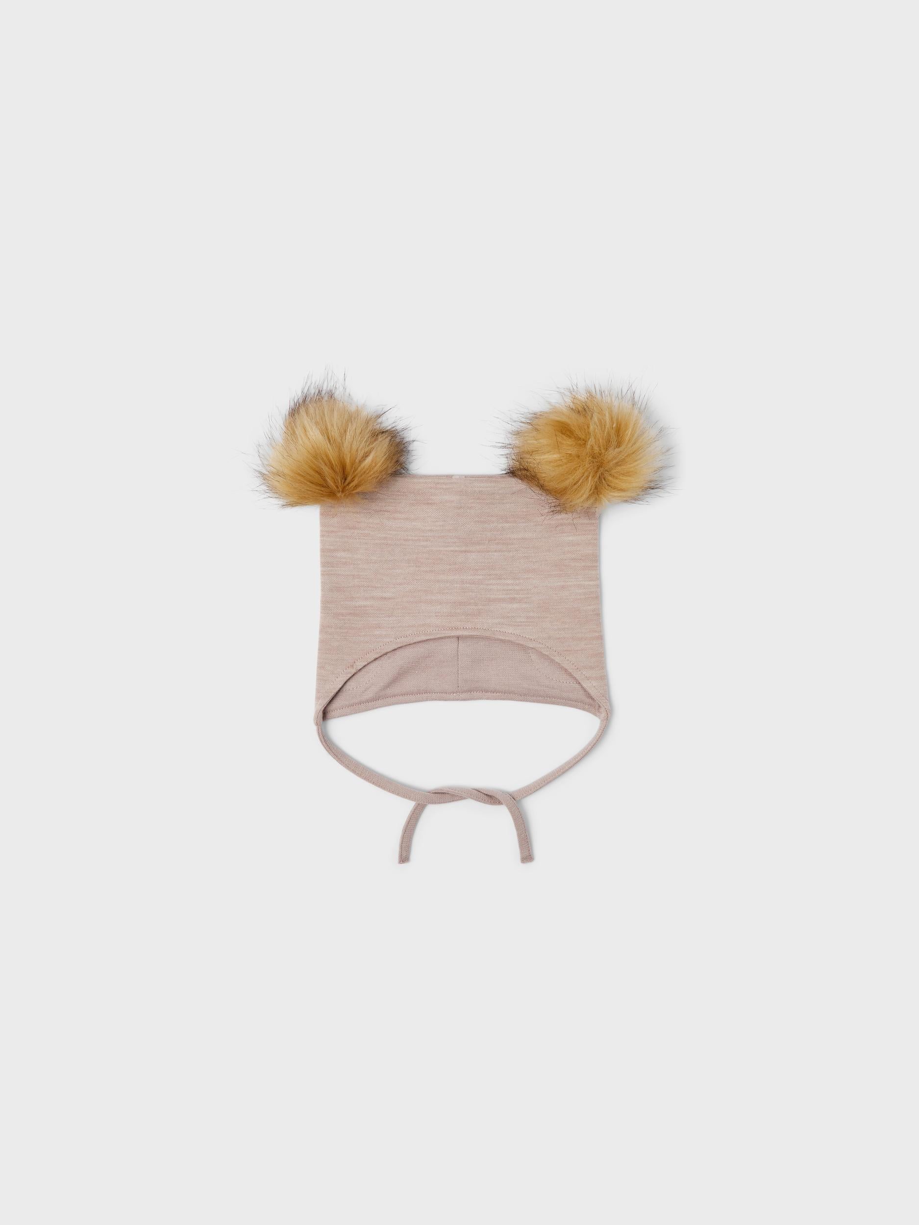 Name it Mössa i ull med Pom Pom - Wuppo - Sphinx - Babymössa - MamaMilla