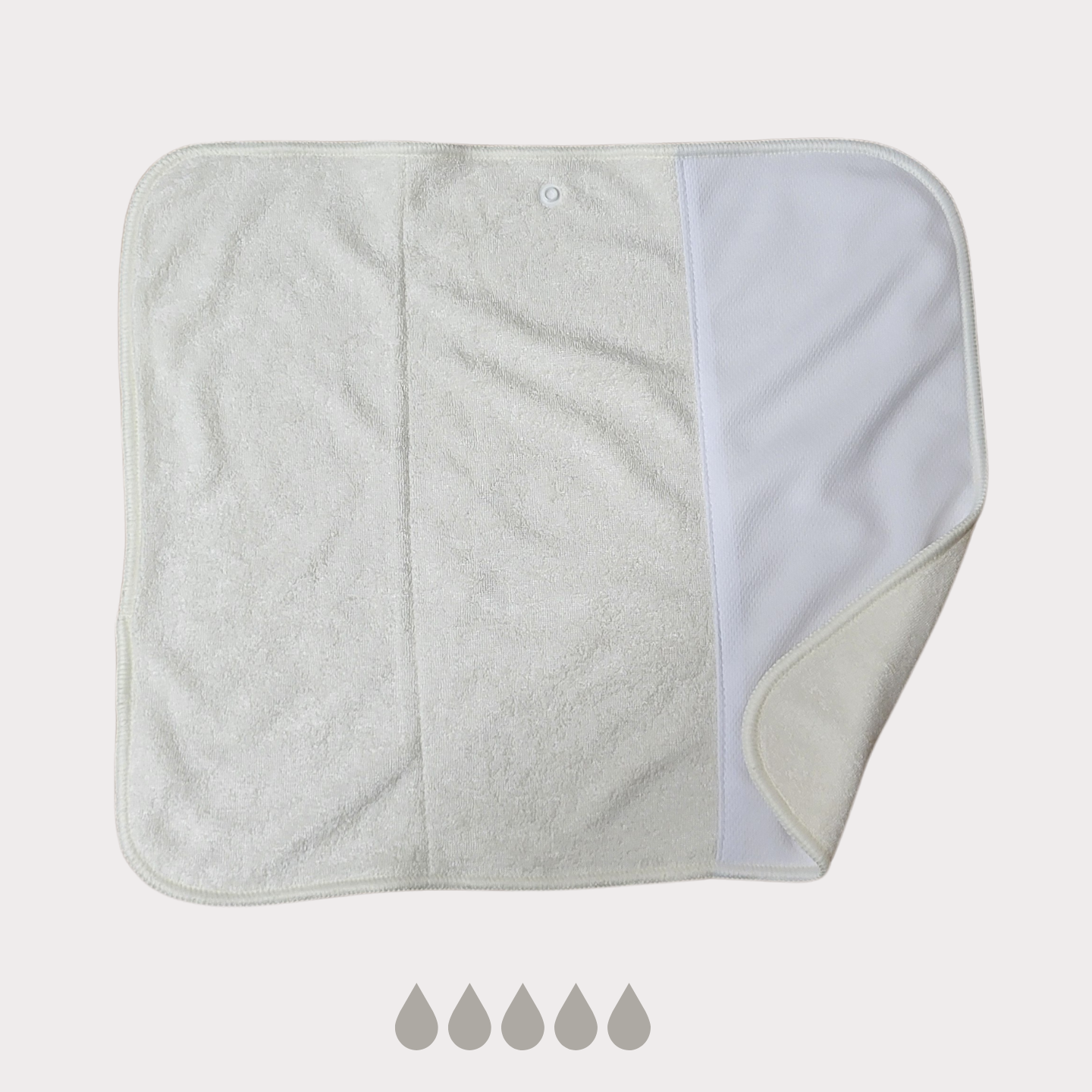 Inlägg | Prefold med knapp (stay-dry) - Inlägg till tygblöjor - MamaMilla