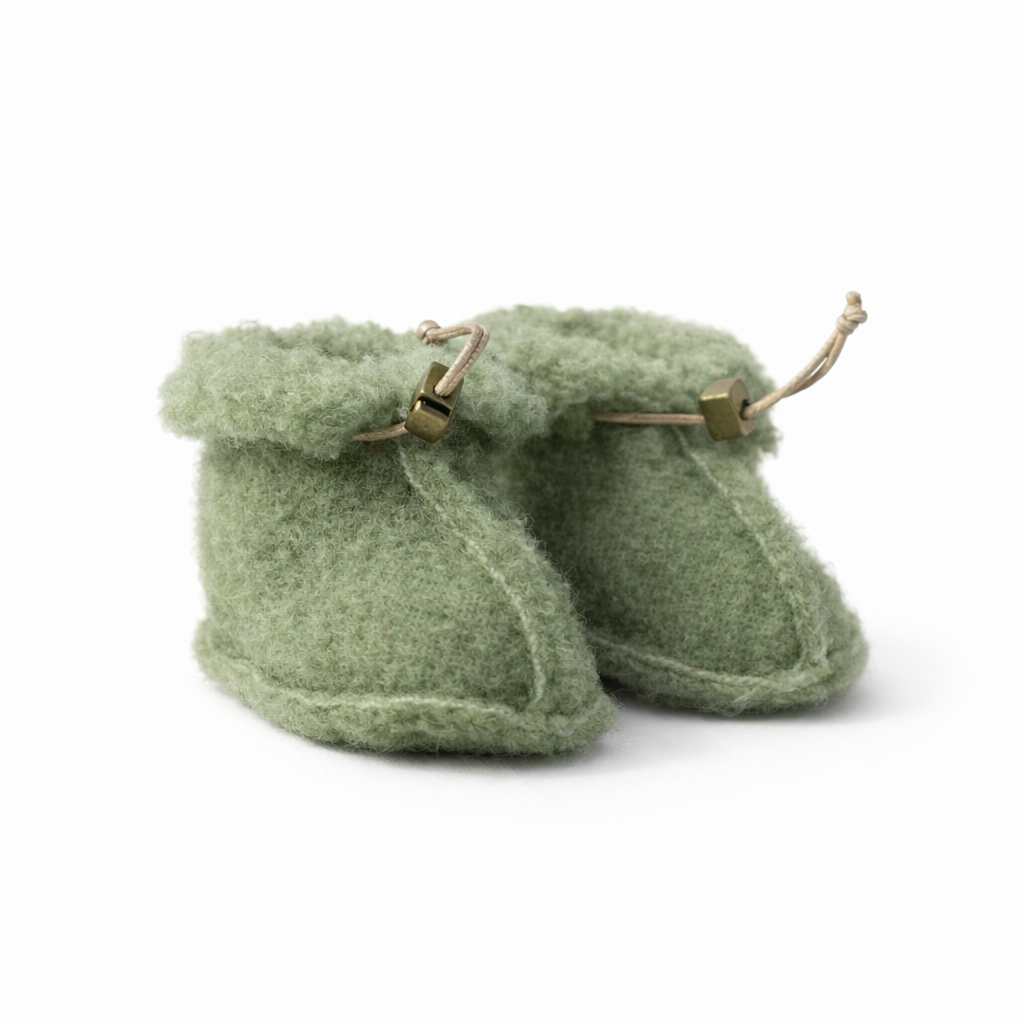 Baby uldsko af 100% økologisk fåreuld