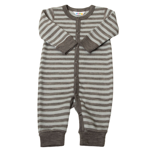 Joha jumpsuit med ränder i ull - Mint - Jumpsuit - MamaMilla
