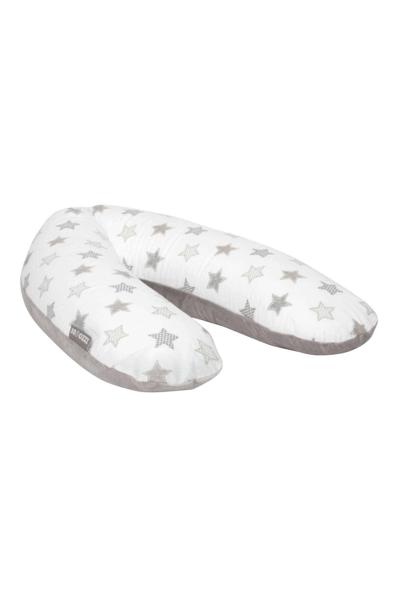 Snoozzz Graviditet & Amningskudde - Star Grey - Amningskudde - MamaMilla
