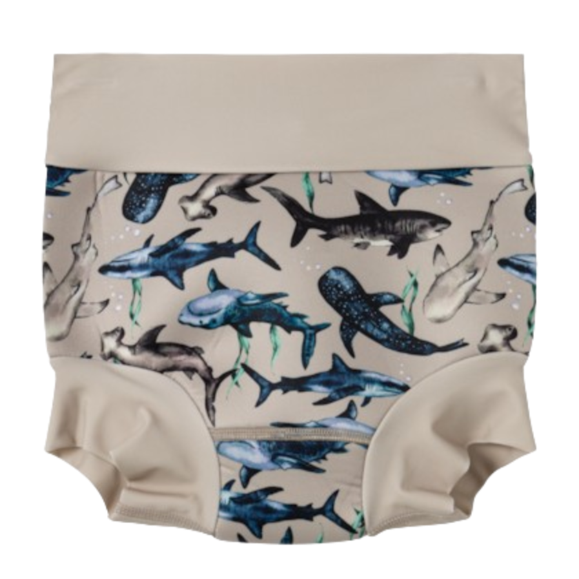 Name It Badkläder - Zilo - Sharks - Pure Cashmere - Badkläder - MamaMilla