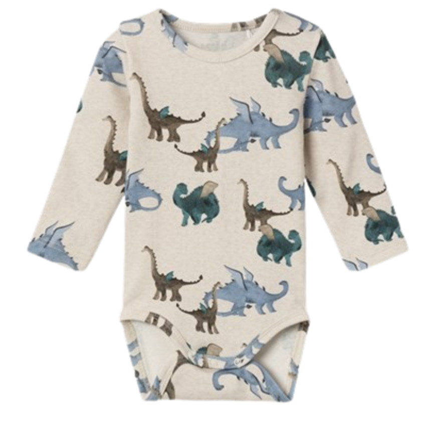 Name it body - Drake - Drakar med vingar - Peyote Melange - Body - MamaMilla