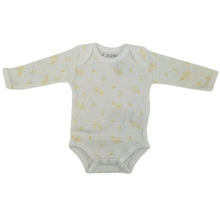 Fixoni body - New Nadja - Snigel - Vit - Kläder - MamaMilla
