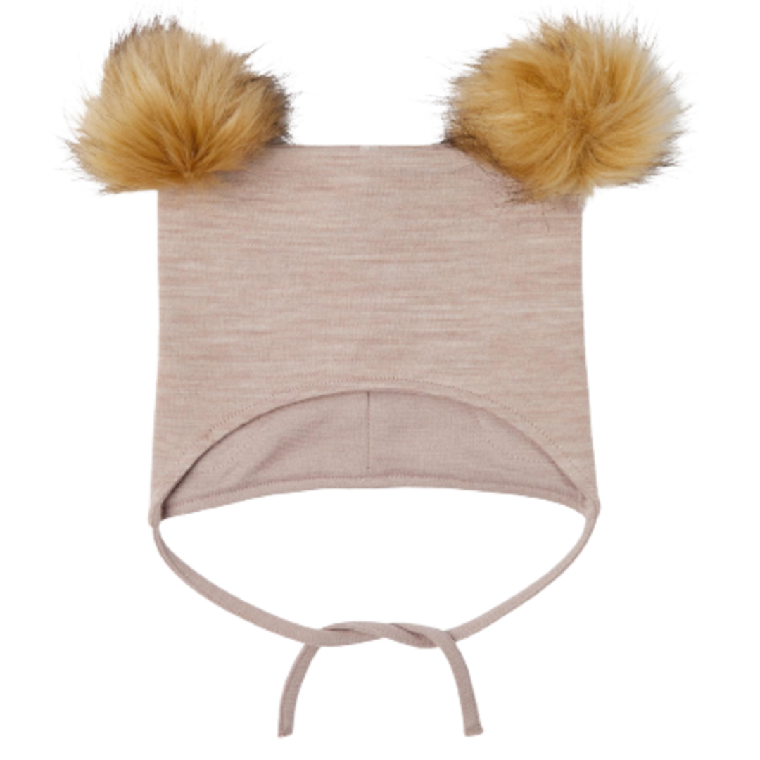 Name it Mössa i ull med Pom Pom - Wuppo - Sphinx - Babymössa - MamaMilla