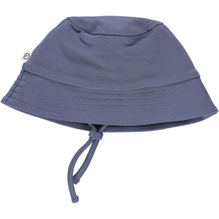 Müsli Organic Bully Hat - Cozy Me - Indigo - Solhatt - MamaMilla