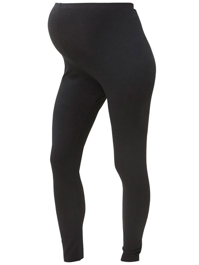 Mamalicious 2-pack gravidleggings i ekologisk bomull - Svart - Gravidkläder - MamaMilla