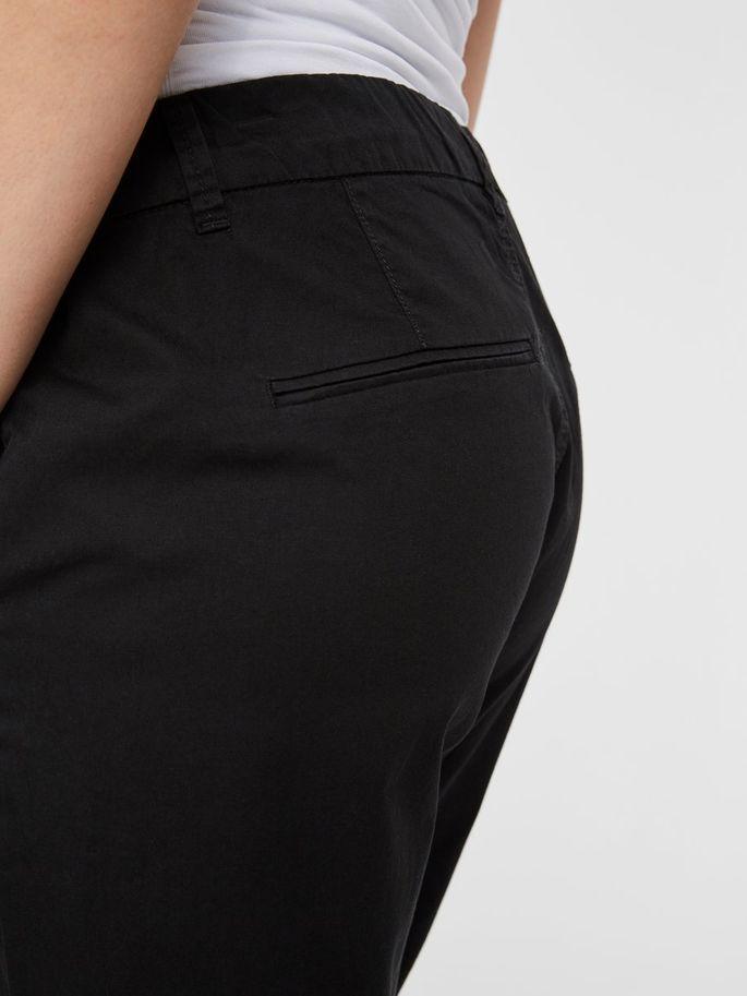 Mamalicious vente bermudashorts - Svarta - Gravidkläder - MamaMilla