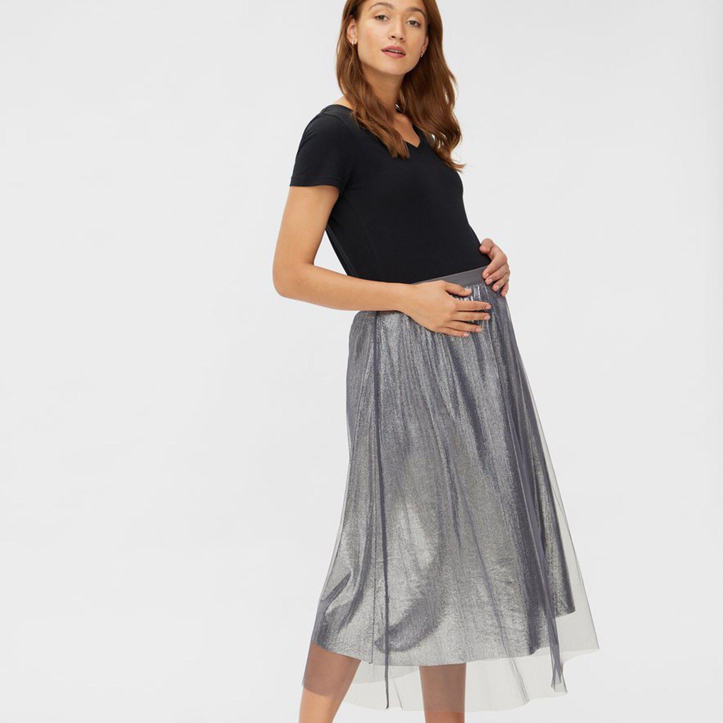 Mamalicious Glitter Gravidkjol - Gravidkläder - MamaMilla