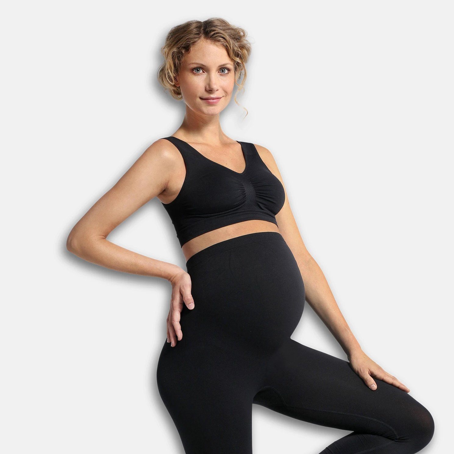 Carriwell Seamless Gravid BH - Svart - Gravidkläder - MamaMilla