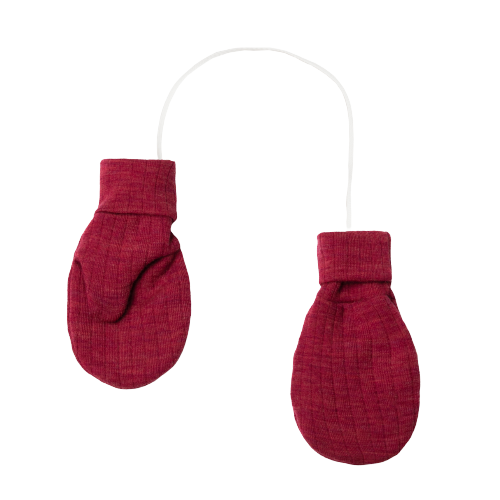 Joha övergångsvantar i ull - Fuchsia - Vantar - MamaMilla