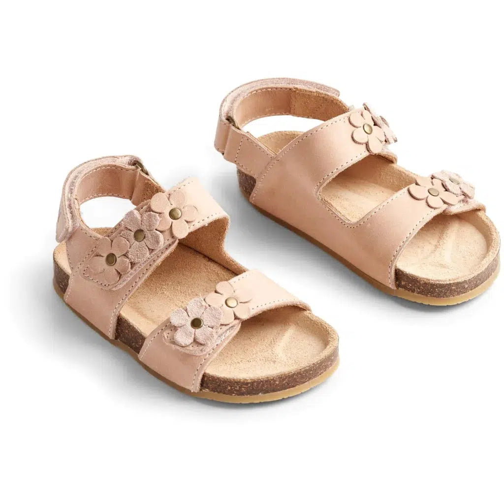 Wheat Clare Flowers Sandal - beige ros - sandal - MamaMilla