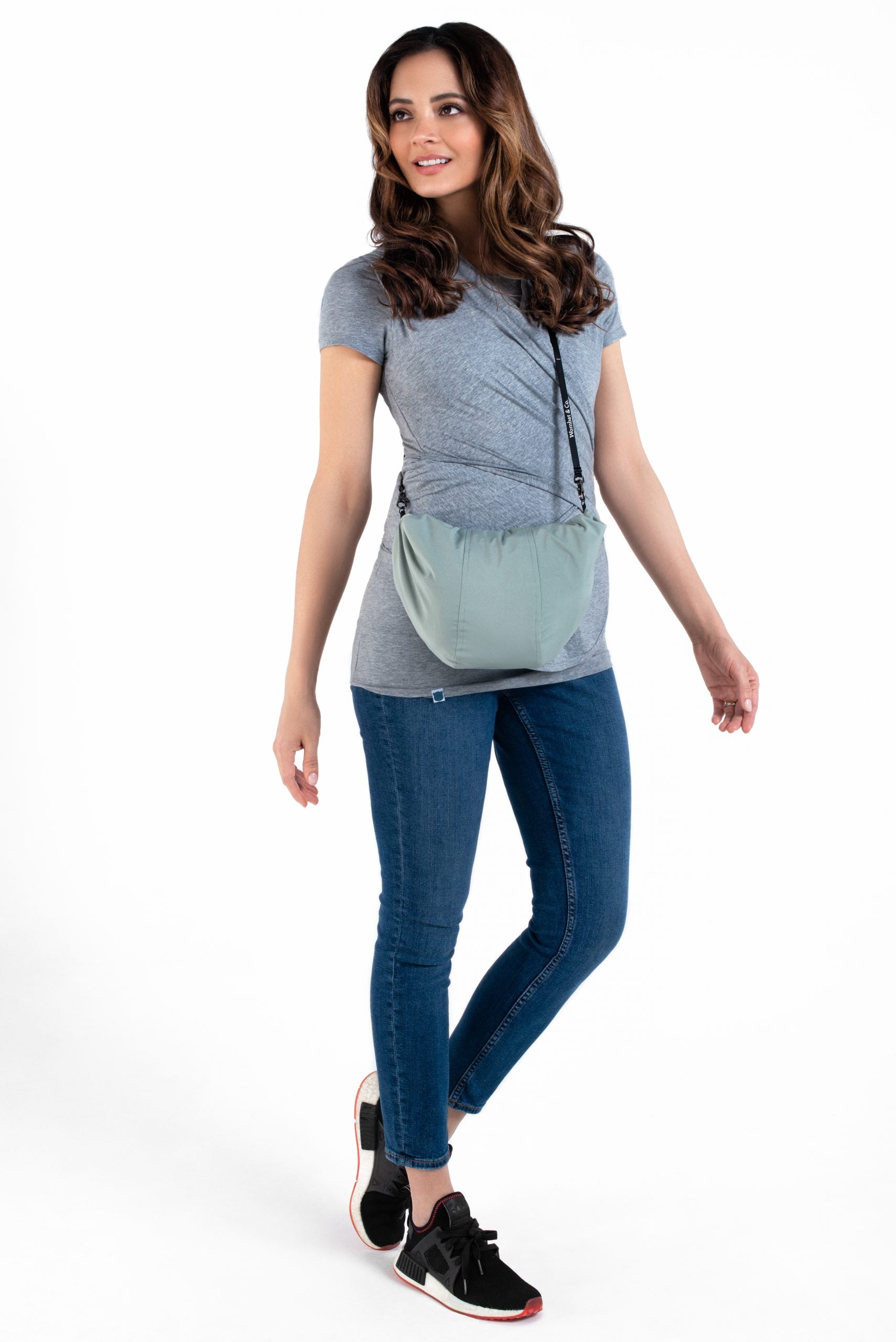 Wombat & Co. NUMBAT 4-i-1 overgangsjakke til gravide/bærejakke - Mintgrøn - Bærejakke - MamaMilla