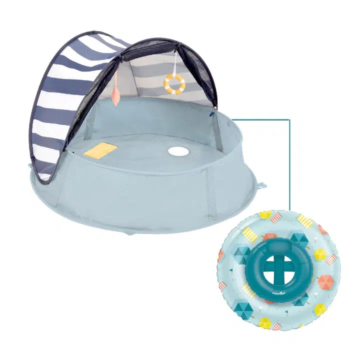Babymoov 3in1 UV-tält - Mariniére Aquani - UV-tält - MamaMilla