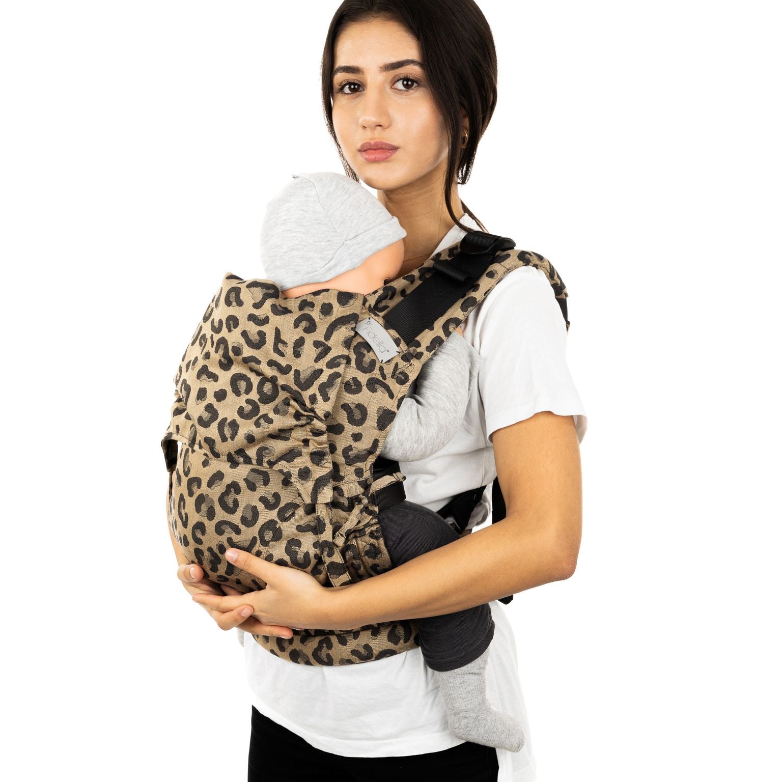 Fidella Fusion Fullbuckle Bärsele - Leopard Guld - Småbarn - Bärsele - MamaMilla