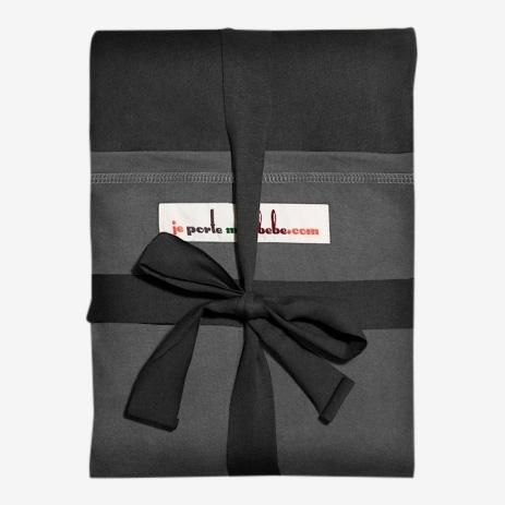 Love radius stretch wrap original - Svart/Kolgrå - wrap - MamaMilla