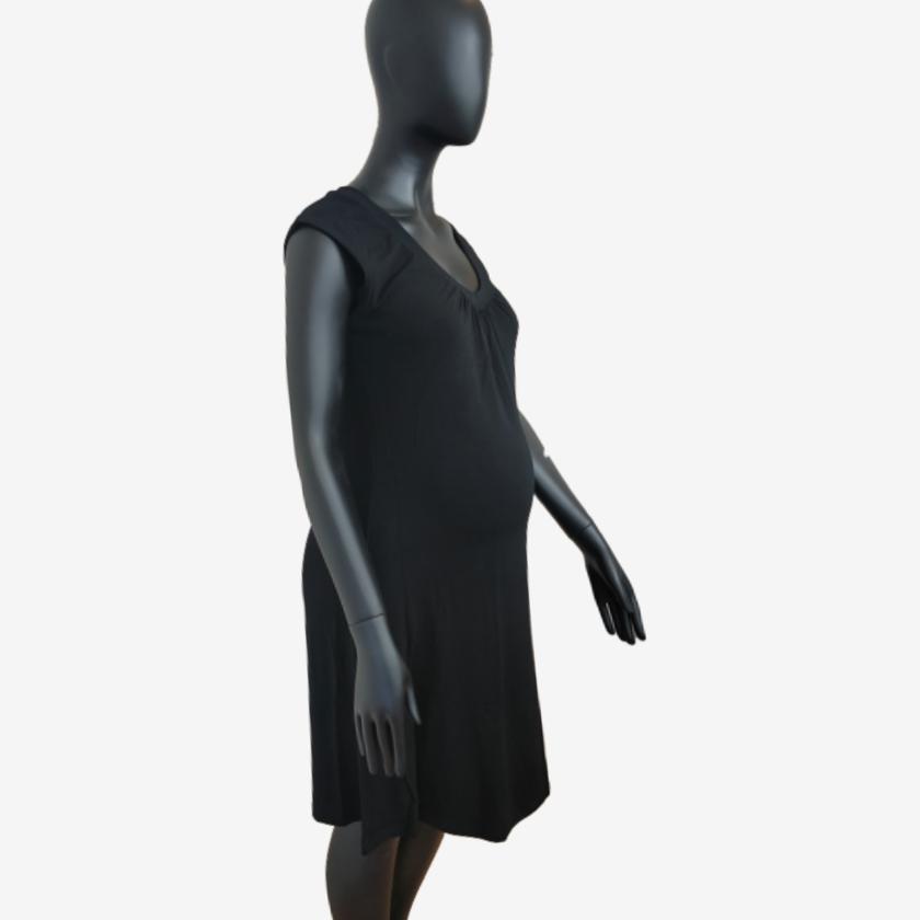 Joha basklänning i bambu-viskos - Svart - Gravidkläder - MamaMilla