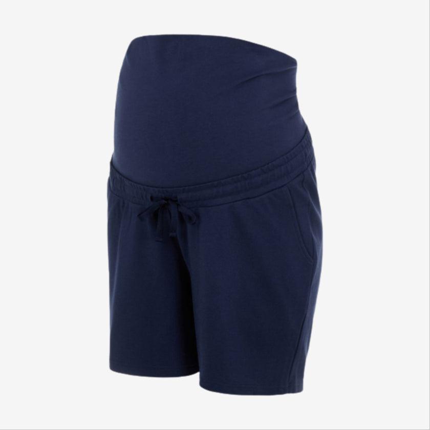 Mamalicious Gravidshorts - Curve Lif - Marinblå blazer - Gravidkläder - MamaMilla