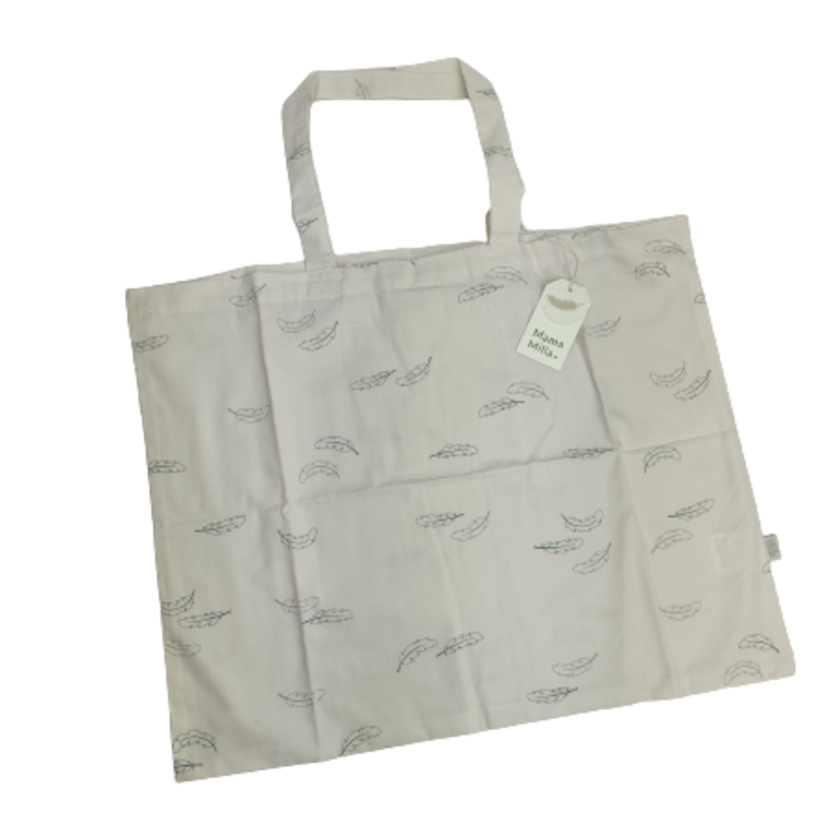 MamaMilla shoppingnät - Blå fjädrar - Skötväska - MamaMilla