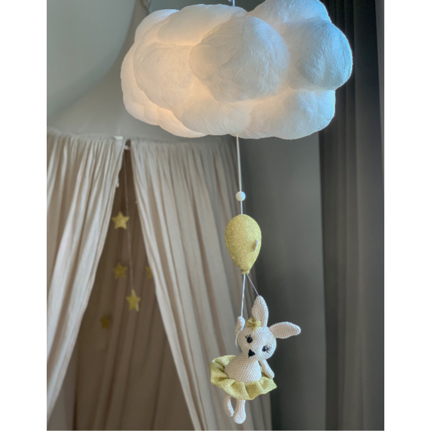 Nou Petit musiklampa - Flora - Uro - MamaMilla