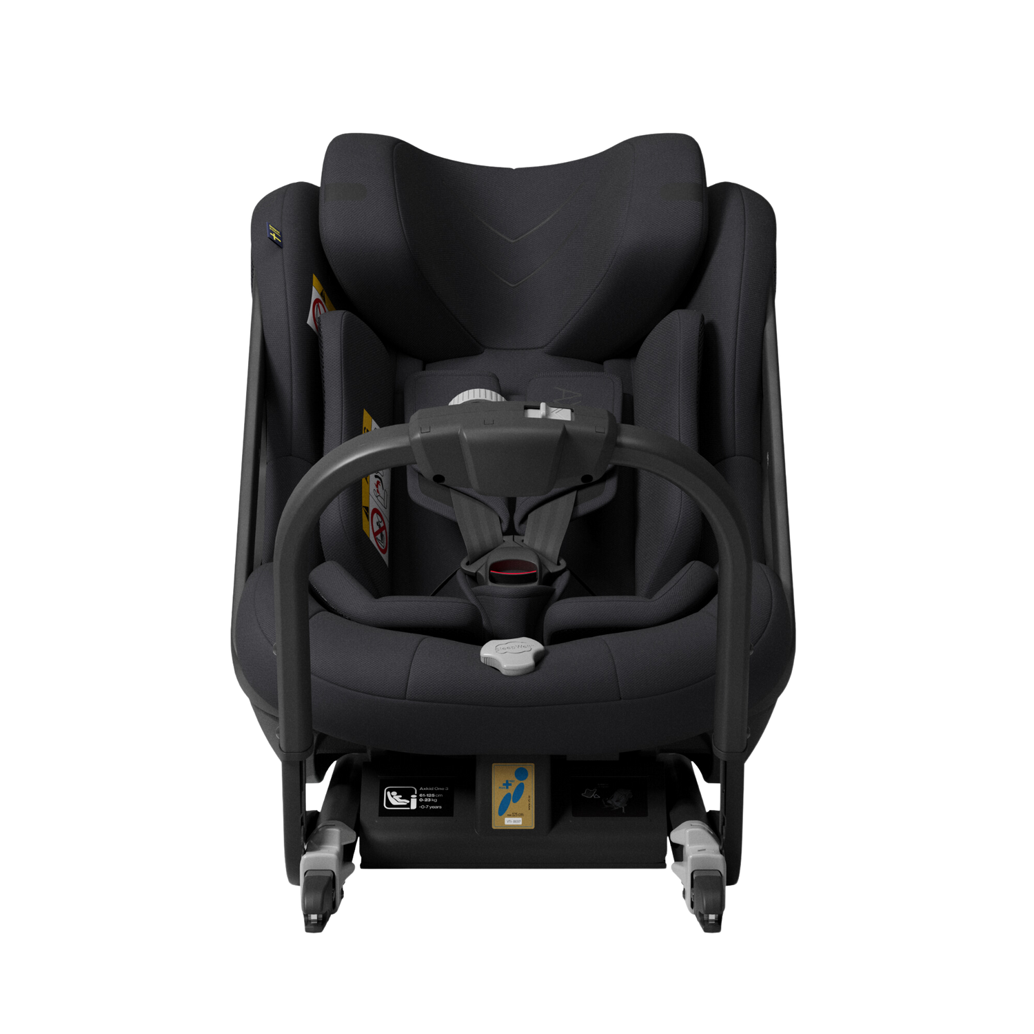 Axkid ONE 3 - Coastal Storm Black - iSize 61-125 cm - 61-125 cm (3 månader till 7 år) - MamaMilla