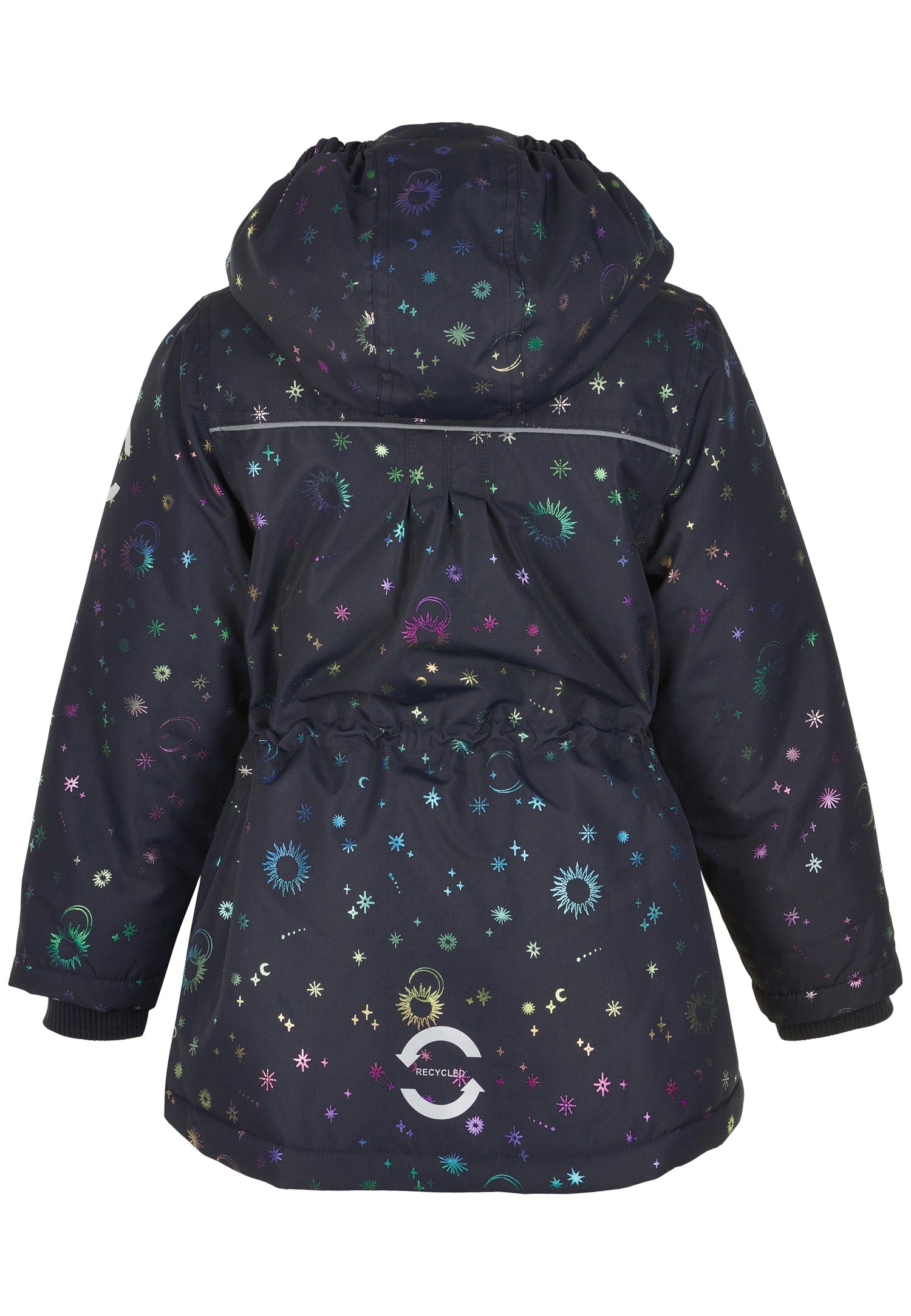 Mikk-line vinterjacka med glitter - Dark Navy - Jacka - MamaMilla