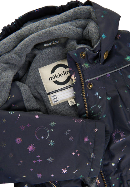 Mikk-line vinterjacka med glitter - Dark Navy - Jacka - MamaMilla