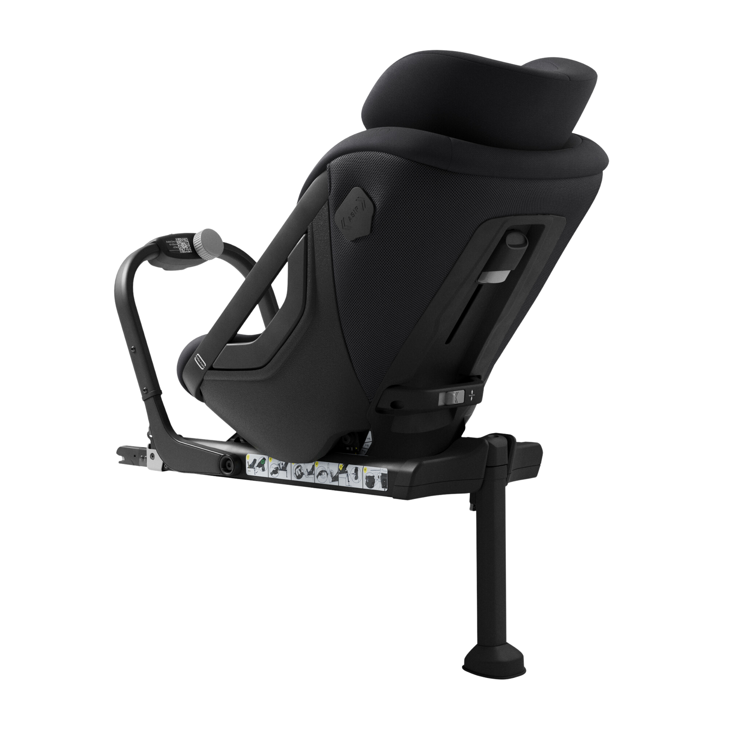 Axkid ONE 3 - Coastal Storm Black - iSize 61-125 cm - 61-125 cm (3 månader till 7 år) - MamaMilla