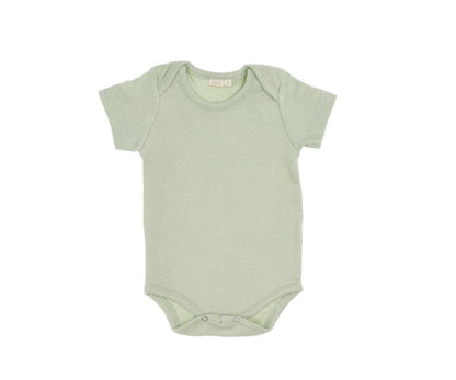 Tutete kortærmet babybody med salvieblade - 3 mdr.