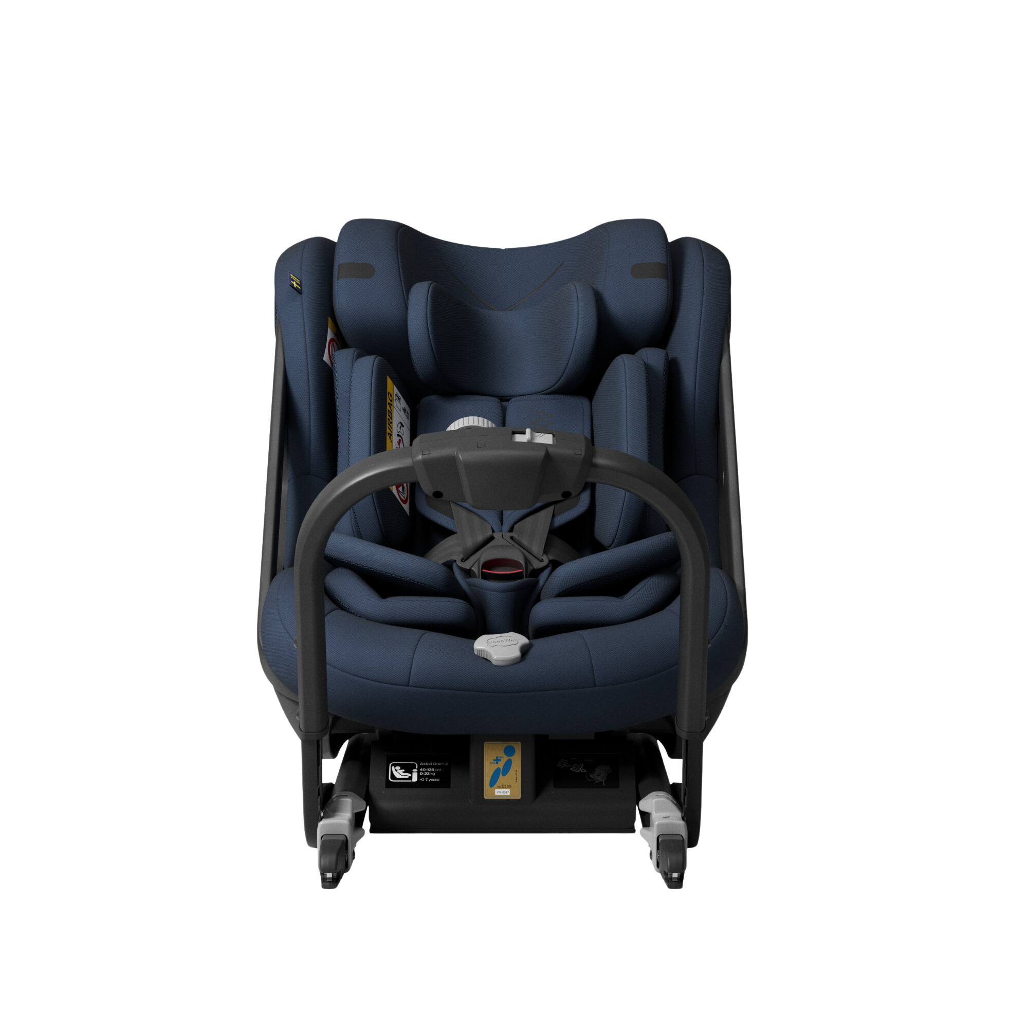 Axkid ONE+ 3 - Glacier Lake Blue - iSize 40-125 cm - 40-125 cm (Nyfödd till 7 år) - MamaMilla