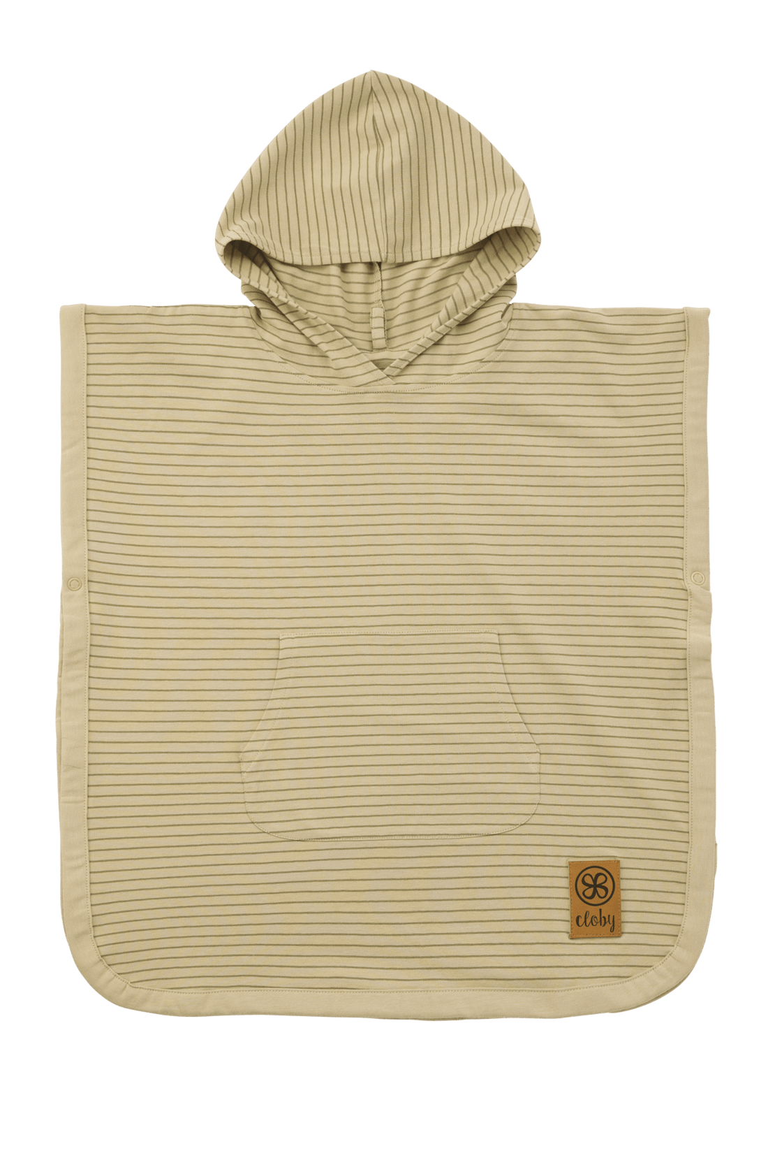 UV Poncho - Sandstrand/Olivgrön 1-3 år - - MamaMilla