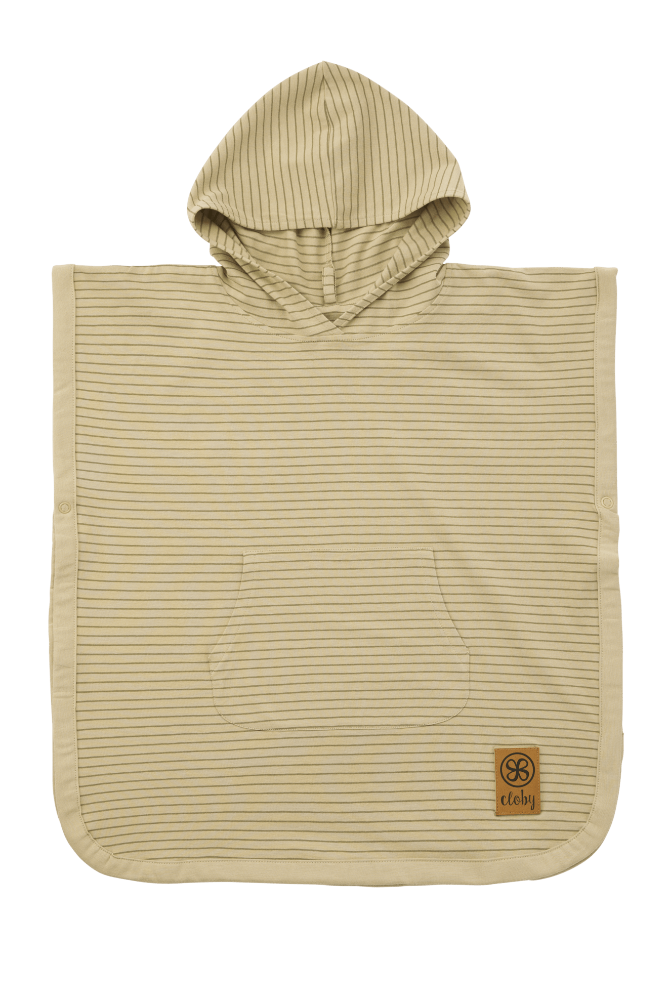 UV Poncho - Sandstrand/Olivgrön 1-3 år - - MamaMilla