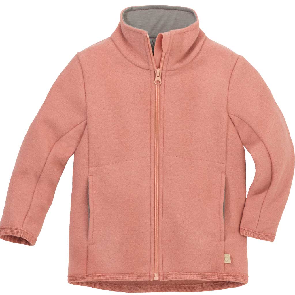 Övergångsjacka i Light Wool - Soft Pink - Disana ekologiska babykläder