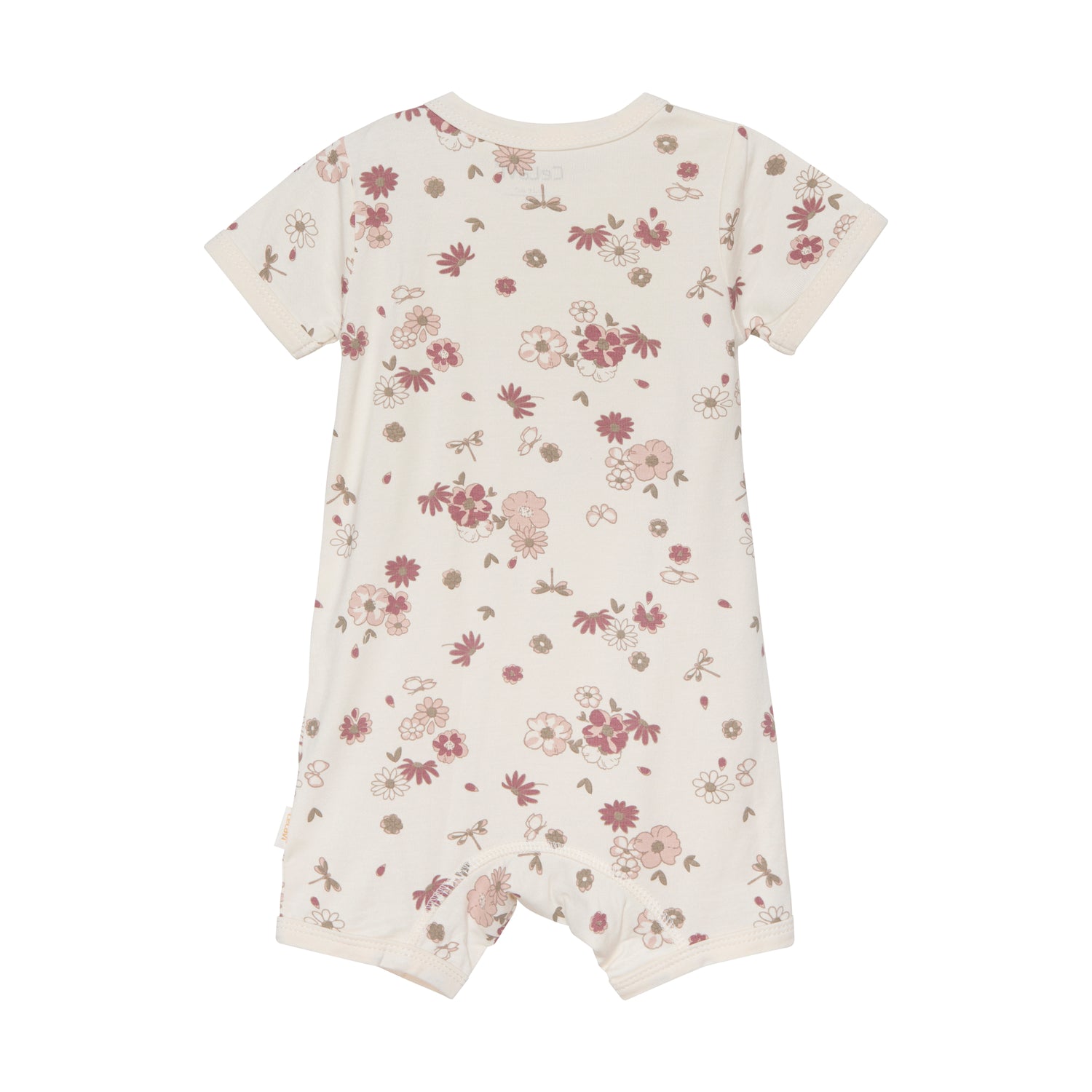Celavi Short Sleeve Leg Jumpsuit - Blommig - Rose Cloud - Jumpsuit - MamaMilla